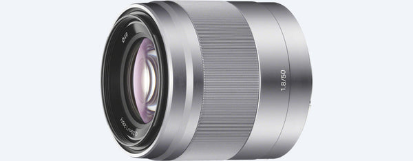Sony E 50mm F1.8 OSS Silver - Photo-Video - Sony - Helix Camera