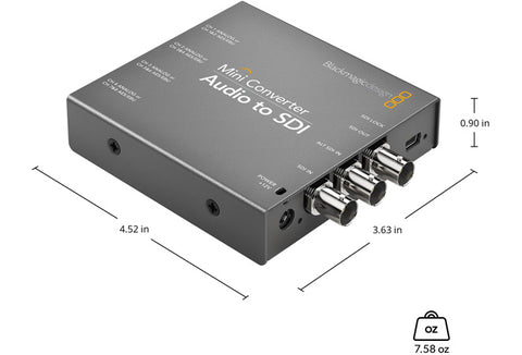 Blackmagic Mini Converter Audio to SDI - Photo-Video - Blackmagic - Helix Camera