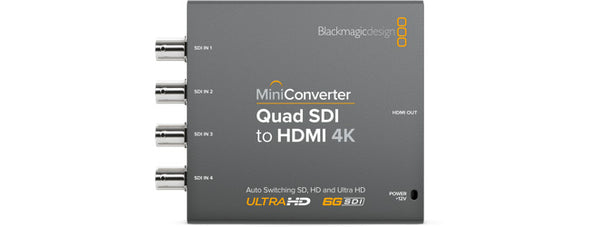 Blackmagic Mini Converter Quad SDI to HDMI 4K 2 - Photo-Video - Blackmagic - Helix Camera