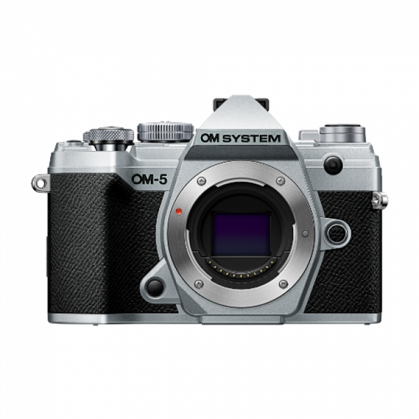 OM System OM-5 Mirrorless Camera Body (Silver) - Helix Camera
