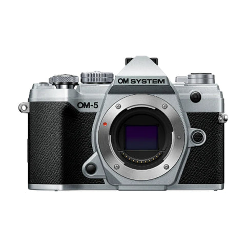 OM System OM-5 Mirrorless Camera with 12-45mm f/4.0 (Silver) - Helix Camera