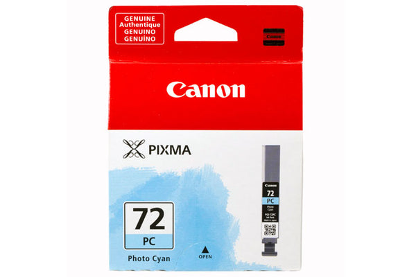 Canon Lucia PGI-72 Photo Cyan Ink Tank - Print-Scan-Present - Canon - Helix Camera