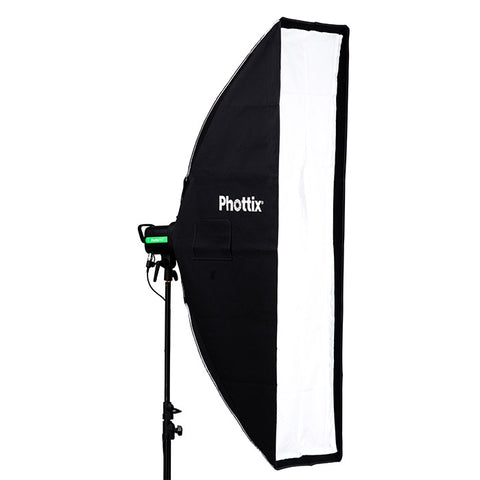 Phottix Solas Strip Softbox with Grid 14"x55" - Lighting-Studio - Phottix - Helix Camera