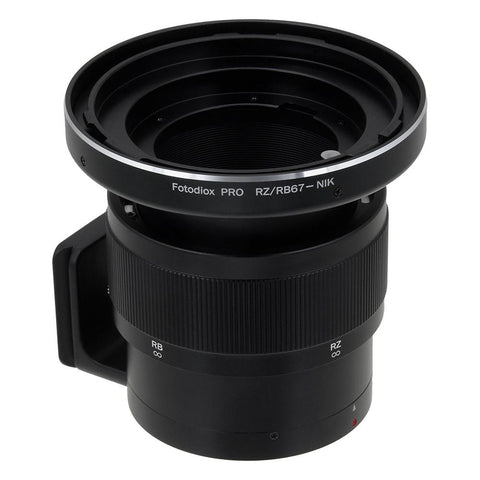 Fotodiox Pro Lens Mount Adapter - Mamiya RB67/RZ67 Mount Lens to Nikon F Mount SLR Camera Body with Built-In Focusing Helicoid - Photo-Video - Fotodiox - Helix Camera
