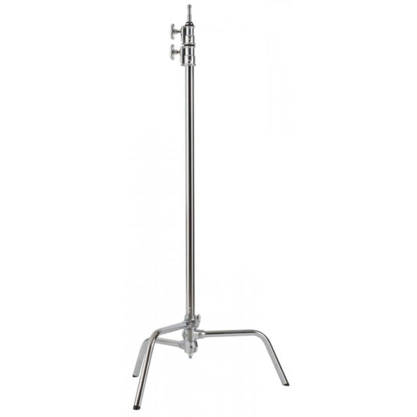 Studio Assets 40" C-Stand with Grip Head and Arm (Chrome) - Lighting-Studio - Studio-Assets - Helix Camera