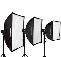 Norman SSB48 48" square "Pop-Up" softbox w/ inner and outer diffusion panels - Lighting-Studio - Norman - Helix Camera