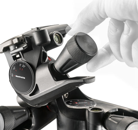 Manfrotto XPRO 3-Way Geared Head w/Q2 Quick Release - Photo-Video - Manfrotto - Helix Camera