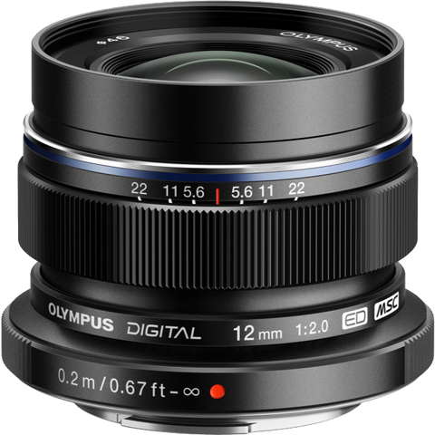 Olympus M.Zuiko Digital ED 12mm f2.0 - Black - Photo-Video - Olympus - Helix Camera 