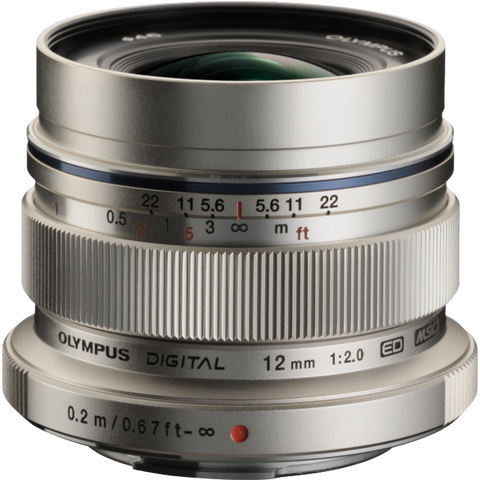 Olympus M.Zuiko Digital ED 12mm f2.0 - Silver - Photo-Video - Olympus - Helix Camera 