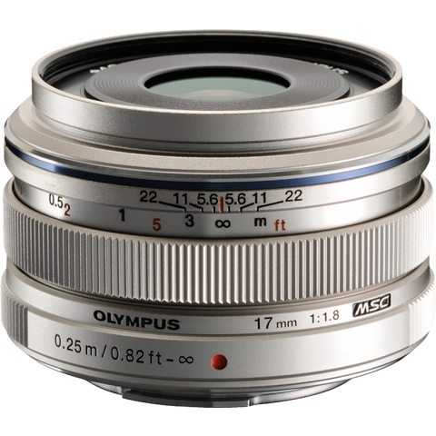 Olympus M.Zuiko Digital 17mm f1.8 - Silver - Photo-Video - Olympus - Helix Camera 