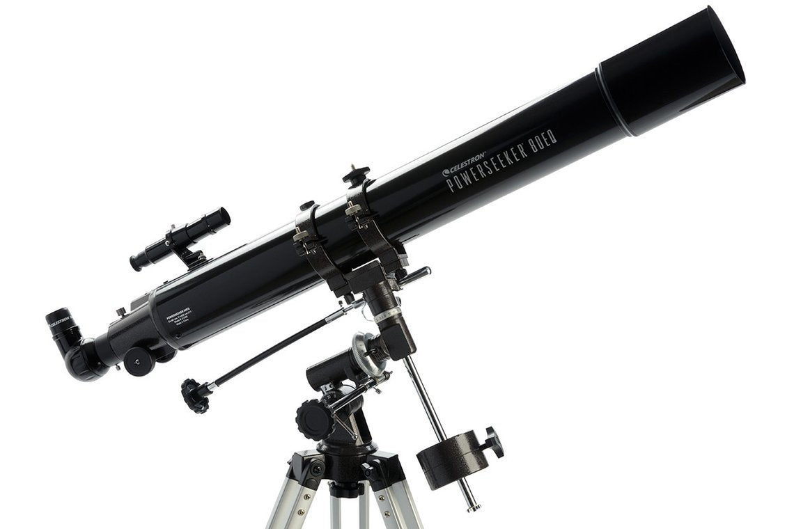 Celestron PowerSeeker 80EQ Telescope - Telescopes - Celestron - Helix Camera 