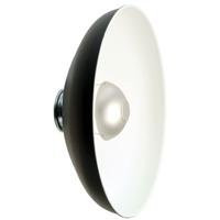 Photogenic 18" Quick Change White Interior Reflector with Deflector, Black Exterior. (PL18RW) - Lighting-Studio - Photogenic - Helix Camera 