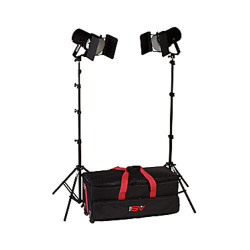 Smith Victor K62 2-Light 1200-watt controlled quartz portable kit (401462) - Lighting-Studio - Smith-Victor - Helix Camera 