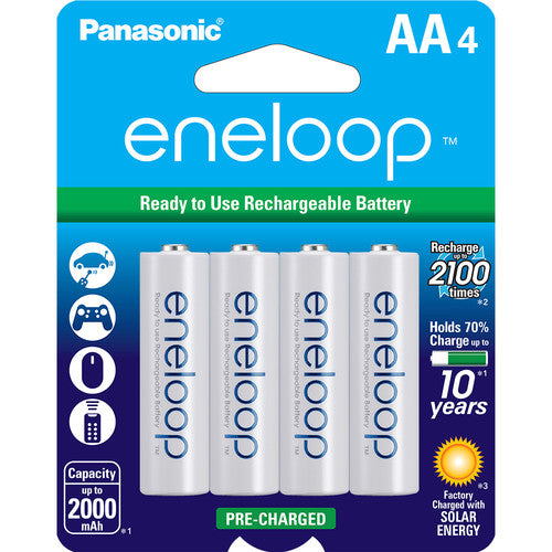 Panasonic Eneloop Rechargeable AA Batteries 4-Pack - Photo-Video - ProMaster - Helix Camera 