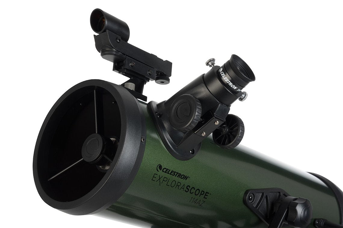 Celestron ExploraScope 114AZ Telescope - Telescopes - Celestron - Helix Camera 
