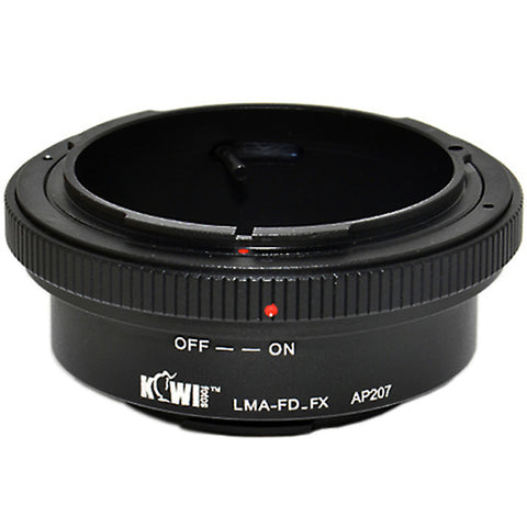 Kiwifotos Mount Adapter - Canon FD to Fuji X - Photo-Video - Kiwifotos - Helix Camera 