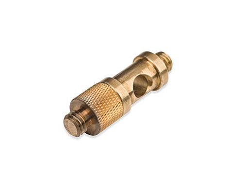 Kupo KG008912 1/4-Inch-20M to 3/8-Inch-16M Adapter (Brass) - Lighting-Studio - Kupo - Helix Camera 