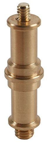 Studio-Assets Double Ended Spigot with 1/4"-20 and 3/8"-16 Male Threads - Lighting-Studio - Studio-Assets - Helix Camera 