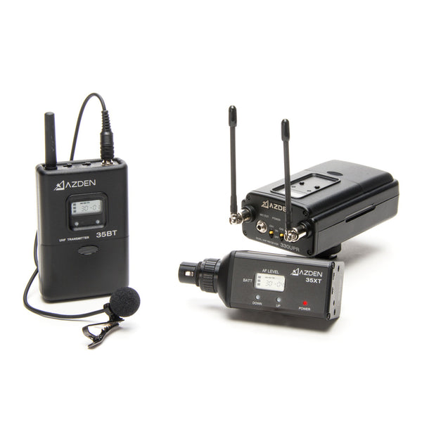 Azden Group Corp  Professional 2-Channel UHF Wireless XLR Plug And Lavaliere AN330LX - Photo-Video - Azden - Helix Camera 