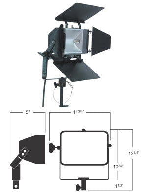 Smith Victor 750SG 1000-watt quartz broad light (401107) - Lighting-Studio - Smith-Victor - Helix Camera 