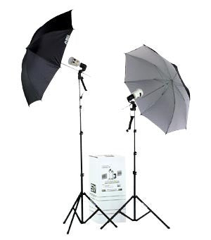 Smith Victor KF2U 2-Light 90 watt second Thrifty location kit (2 - 45i) (401455) - Lighting-Studio - Smith-Victor - Helix Camera 