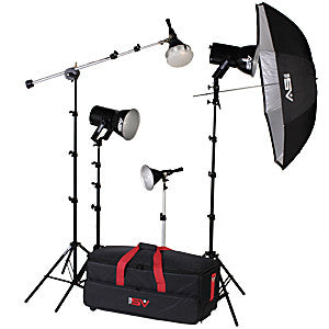 Smith Victor K84 4-Light 1000-watt Ultra Cool Portraiture Kit (401465) - Lighting-Studio - Smith-Victor - Helix Camera 