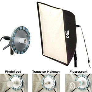 Smith Victor SBL-2436, 24" x 32" 500 Watt Photoflood SoftBox Light - 120V AC (402084) - Lighting-Studio - Smith-Victor - Helix Camera 