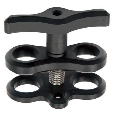 Ikelite 1-inch Ball Clamp Mark II with Auxiliary Mount - Underwater - Ikelite - Helix Camera 