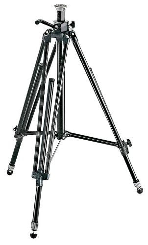 Manfrotto 028B Black Aluminum Studio Pro Triman Tripod with Geared Column - Lighting-Studio - Manfrotto - Helix Camera 