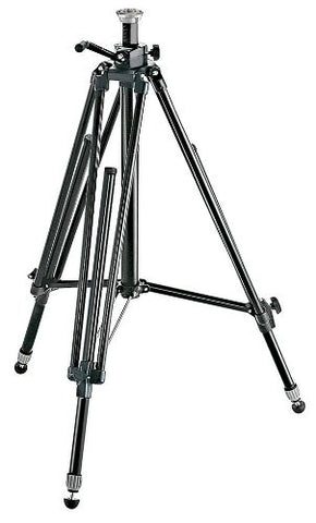Manfrotto 028B Black Aluminum Studio Pro Triman Tripod with Geared Column - Lighting-Studio - Manfrotto - Helix Camera 