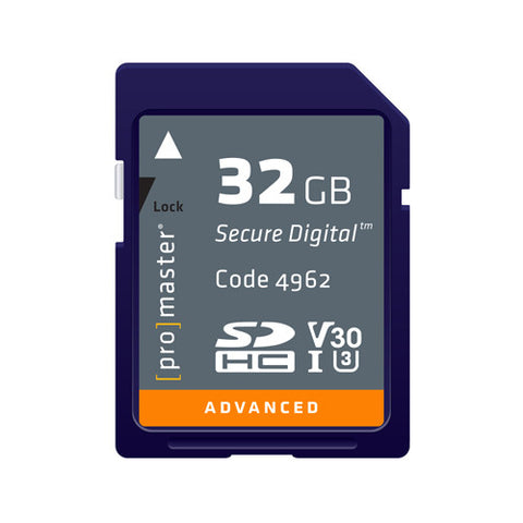 ProMaster Advanced 633x SDHC - 32GB - Photo-Video - ProMaster - Helix Camera 