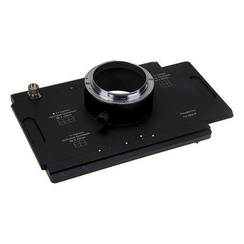 Fotodiox Pro Lens Mount Adapter, Canon RF Mount Mirrorless Camera Body to Large Format 4x5 View Cameras with a Graflok Rear Standard - Shift / Stitch Adapter - Photo-Video - Fotodiox - Helix Camera 