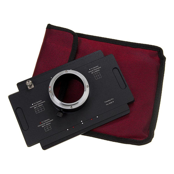 Fotodiox Pro Lens Mount Adapter, Canon RF Mount Mirrorless Camera Body to Large Format 4x5 View Cameras with a Graflok Rear Standard - Shift / Stitch Adapter - Photo-Video - Fotodiox - Helix Camera 
