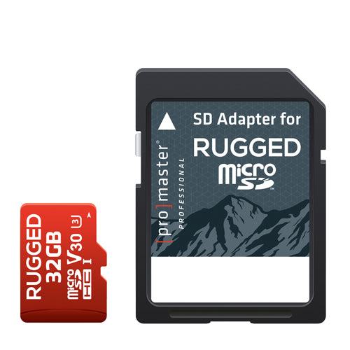 ProMaster Rugged Micro SD - 32GB - Film-Media - ProMaster - Helix Camera 