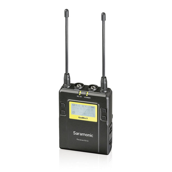 Saramonic UwMic9 RX9+TX9 UHF Wireless Lavalier Microphone System with Portable Dual-Channel Camera-Mountable Receiver - Audio - Saramonic - Helix Camera 