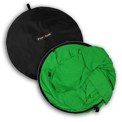 Fotodiox Collapsible Portable Backdrop Kit with 2.1m Stand, 8x14' Muslin Chromakey Green Background - Photo-Video - Fotodiox - Helix Camera 