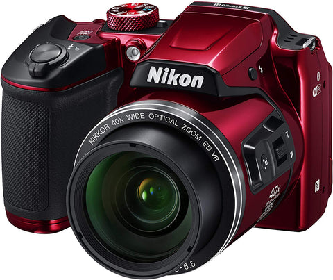 Nikon Coolpix B500 Digital Camera (Red) - Photo-Video - Nikon - Helix Camera 