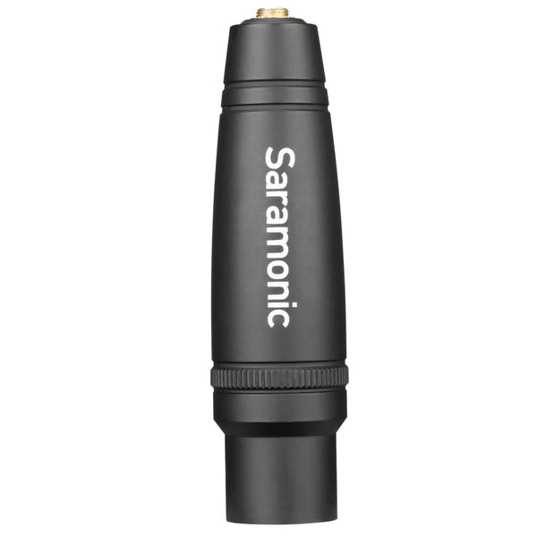Saramonic C-XLR+ 3.5mm Female TRS to XLR Male Audio Adapter with Phantom Power to Plug-In-Power Converter for Pro Cameras, Mixers, Recorders and more - Audio - Saramonic - Helix Camera 