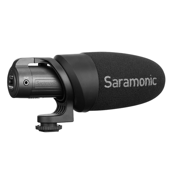 Saramonic CamMic+ On-Camera Battery-Powered Shotgun Microphone for DSLR, Mirrorless & Video Cameras or Smartphones & Tablets - Audio - Saramonic - Helix Camera 