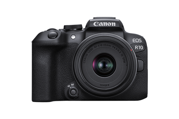 Canon EOS R10 Mirrorless Camera with 18-45mm f/4.5-6.3 IS STM - Helix Camera 