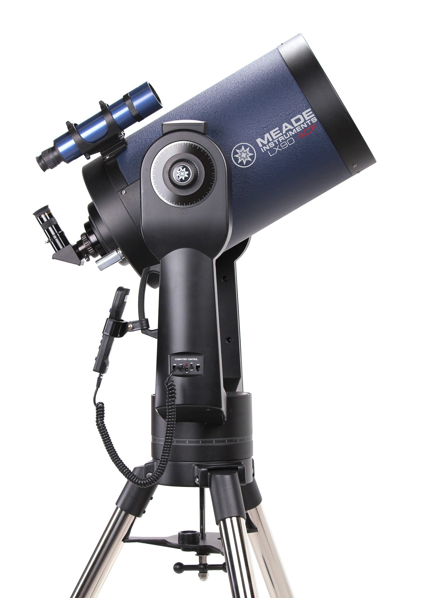 Meade LX90-ACF 10-Inch (f/10) 30K object Database Advanced Coma-Free Telescope with Audiostar Hand Controller 1010-90-03 - Telescopes - Meade - Helix Camera 