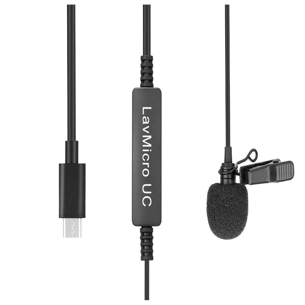Saramonic LavMicro UC Omnidirectional Lavalier Microphone for USB-C Android Smartphones, Tablets, Computers & more - Audio - Saramonic - Helix Camera 