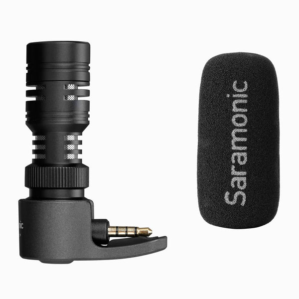 Saramonic SmartMic+ Compact Directional Microphone with TRRS Connector for Apple iPhone/iPad & Android Smartphones/Tablets - Audio - Saramonic - Helix Camera 