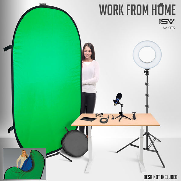 Smith Victor Basic Smartphone/Ring-light Desktop Work-From-Home AV Kit - Lighting-Studio - Smith-Victor - Helix Camera 