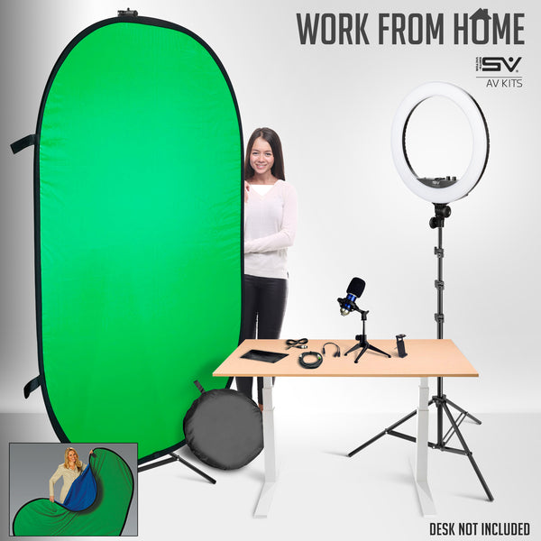 Smith Victor Expert Smartphone/Ring-light Desktop Work-From-Home AV Kit - Lighting-Studio - Smith-Victor - Helix Camera 