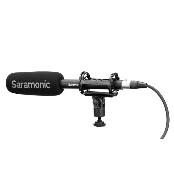 Saramonic SoundBird T3 Professional Shotgun Microphone with Li-Ion Battery, Low-Cut & Hi-Boost Filters, -10dB Pad, Shock Mount, Windscreen, XLR Cable, Hard Case & More - Audio - Saramonic - Helix Camera 