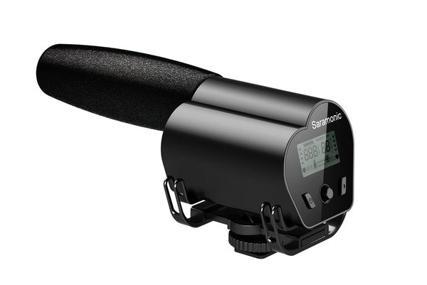 Saramonic VMIC Recorder On-Camera Shotgun Microphone with Built-in MicroSDHC Audio recorder for DSLRS, Mirrorless & Video Cameras - Audio - Saramonic - Helix Camera 