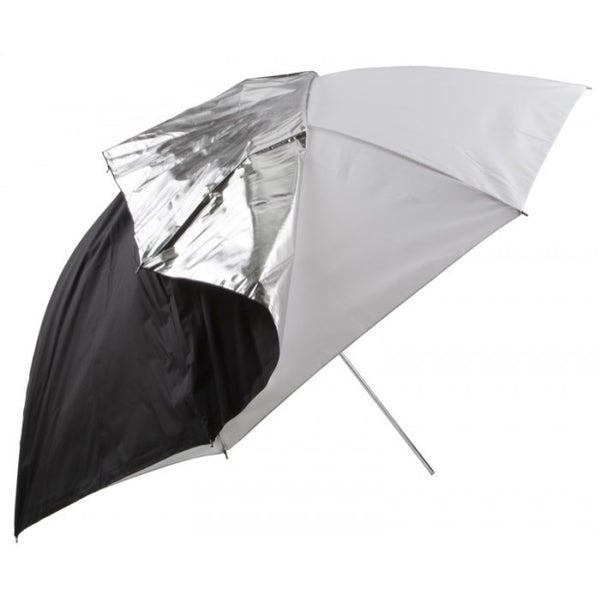 Studio-Assets 45 inch Compact Transclucent Umbrella w/Removable Silver Back - Lighting-Studio - Studio-Assets - Helix Camera 