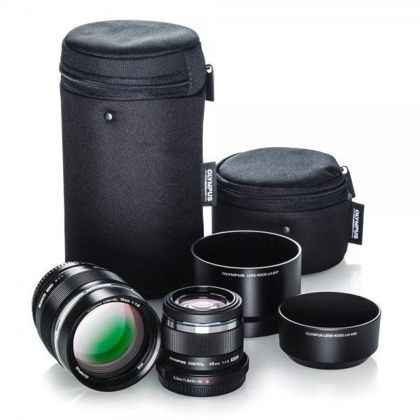 Olympus Portrait Lens Kit with 45mm f1.8 & 75mm f1.8 - Photo-Video - Olympus - Helix Camera 