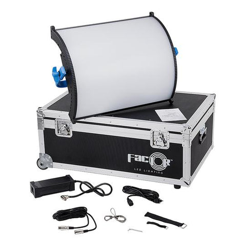 Fotodiox Pro FACTOR Radius2 Wide Angle Light - 2x2 ft Curved Bicolor Dimmable Studio Light - Lighting-Studio - Fotodiox - Helix Camera 
